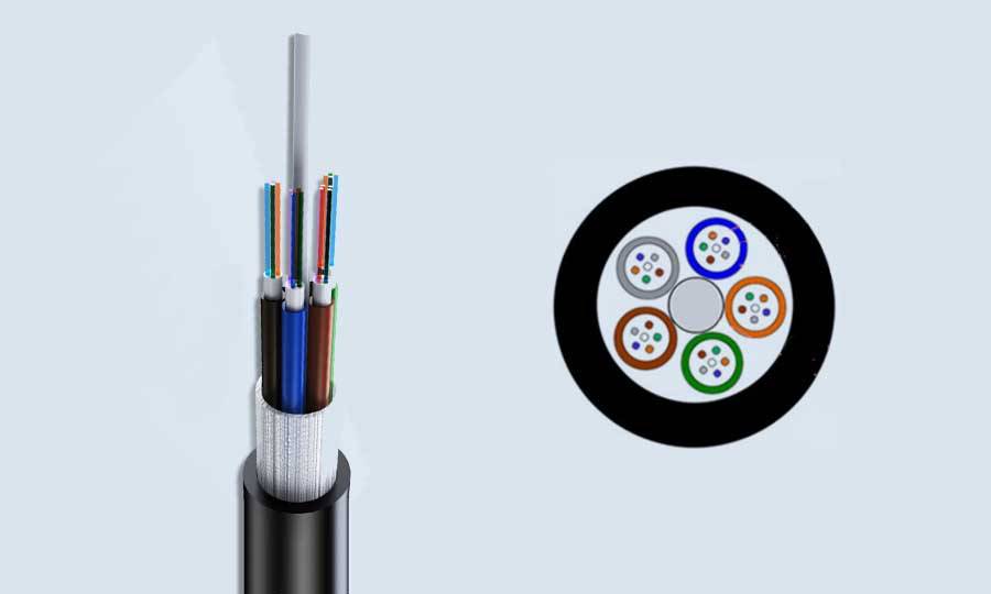 zms fiber optic cable adss half load