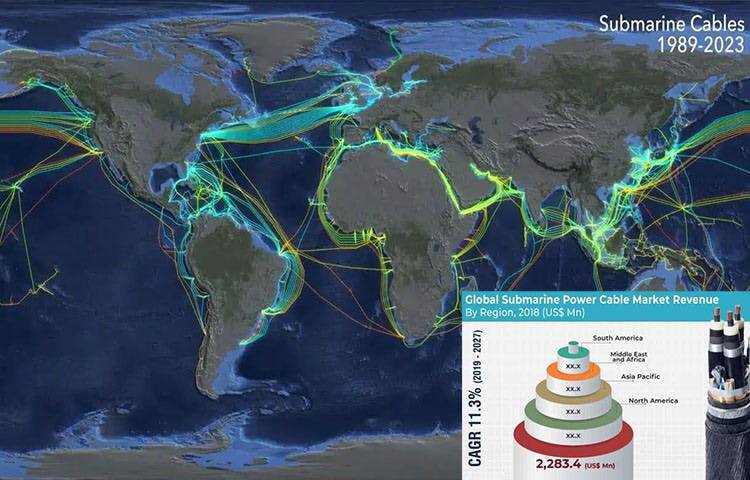 Distribución de la fibra mundial