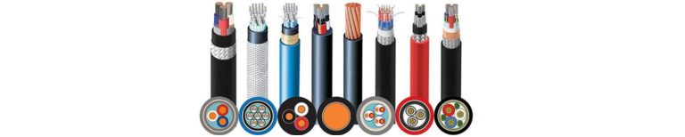 Verschillende soorten kabels