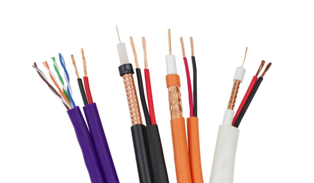 Cable coaxial híbrido de fibra óptica