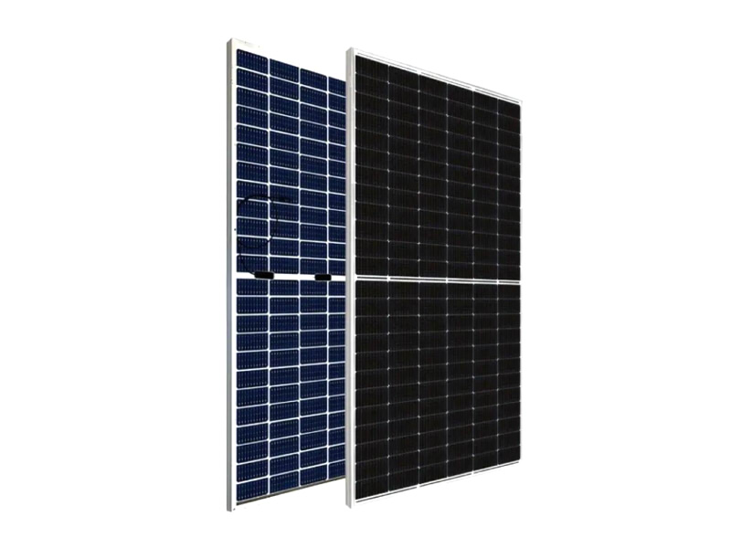Panel solar monocristalino de dos caras
