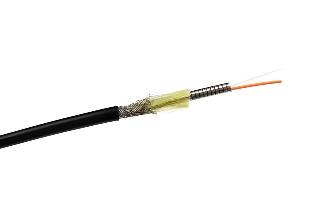 Fiber optic armored cable